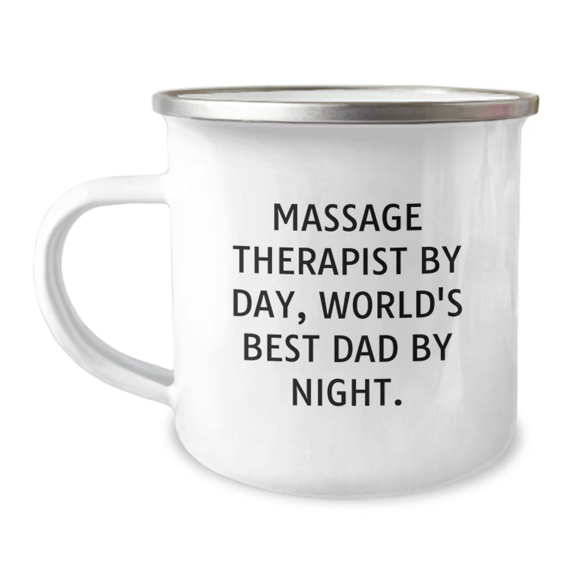 Massage Therapist Keepsake Mug for Him Birthday Gift Stainless Steel - Image 1