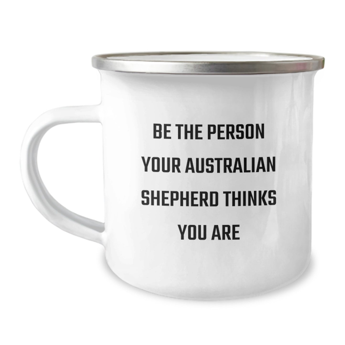 Australian Shepherd Dog Funny Camping Mug Gifts from Friends and Family for Birthday Unique - Image 1
