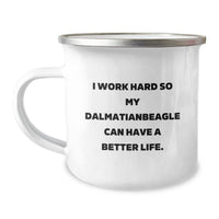 Load image into Gallery viewer, Dalmatian Dog Lover Gifts, Funny Quote Camping Mug, Gifts from Friends, Gifts for Dalmatian Dog Enthusiasts, Perfect Birthday Present, Unique Dalmatian Dog Mugs - Image 1
