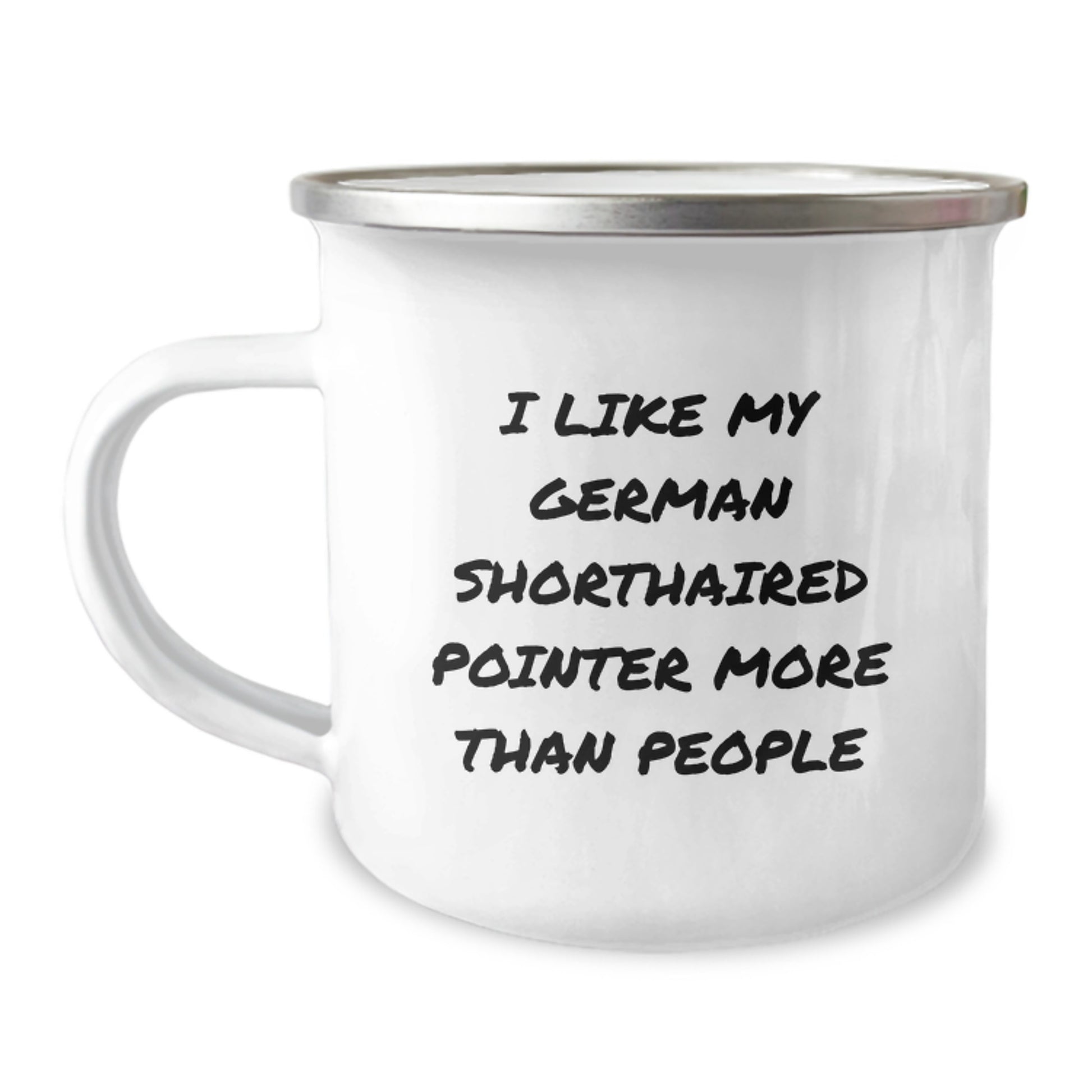 Funny German Shorthaired Pointer Dog Lover Birthday Camping Mug Gifts from Men for German Shorthaired Pointer Dog Parents - Image 1