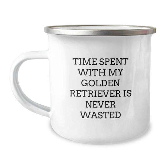 Golden Retriever Dog Lover's Camping Mug Gifts from Family, Perfect for Friends, Unique Birthday Unique Gifts - Image 1