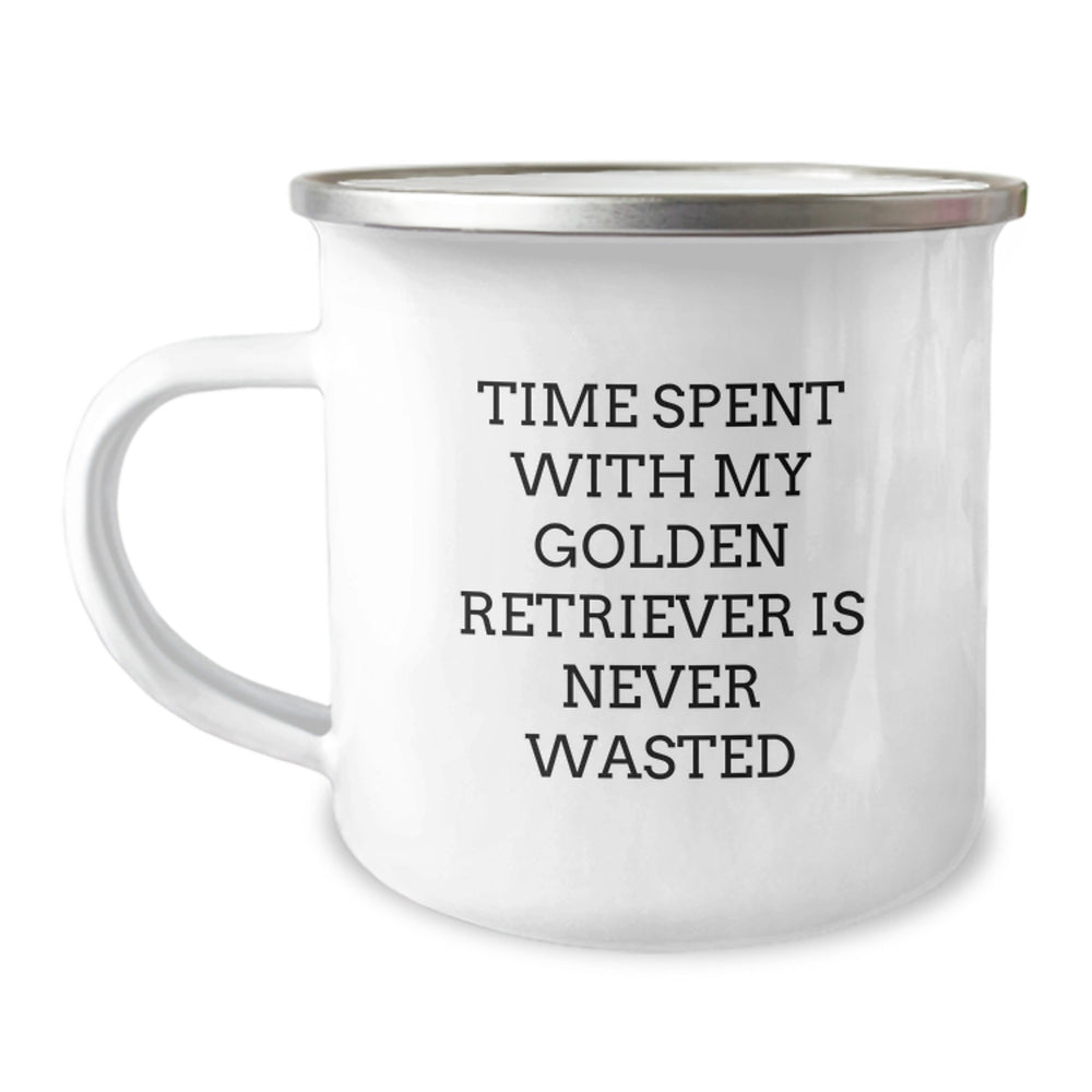 Golden Retriever Dog Lover's Camping Mug Gifts from Family, Perfect for Friends, Unique Birthday Unique Gifts - Image 1