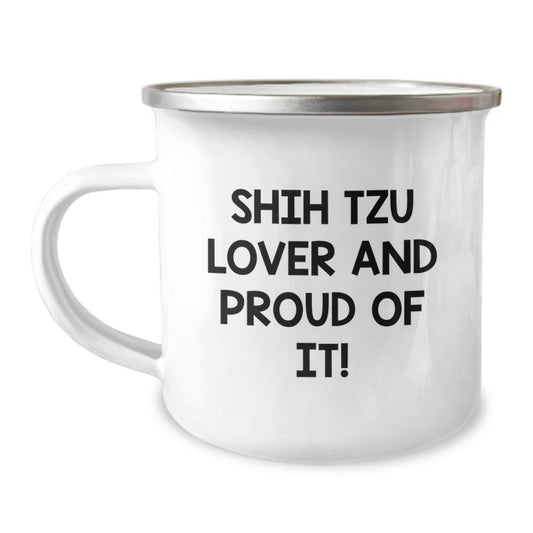 Shih Tzu Dog Lovers Gifts from Friends and Family - Funny Camping Mug for Birthday - Image 1