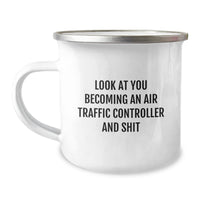 Load image into Gallery viewer, Air Traffic Controller Gifts, Funny Quote Camping Mug for Men, Women, or Friends, Graduation Unique Gifts from Family, Coworkers, or Friends - Image 1
