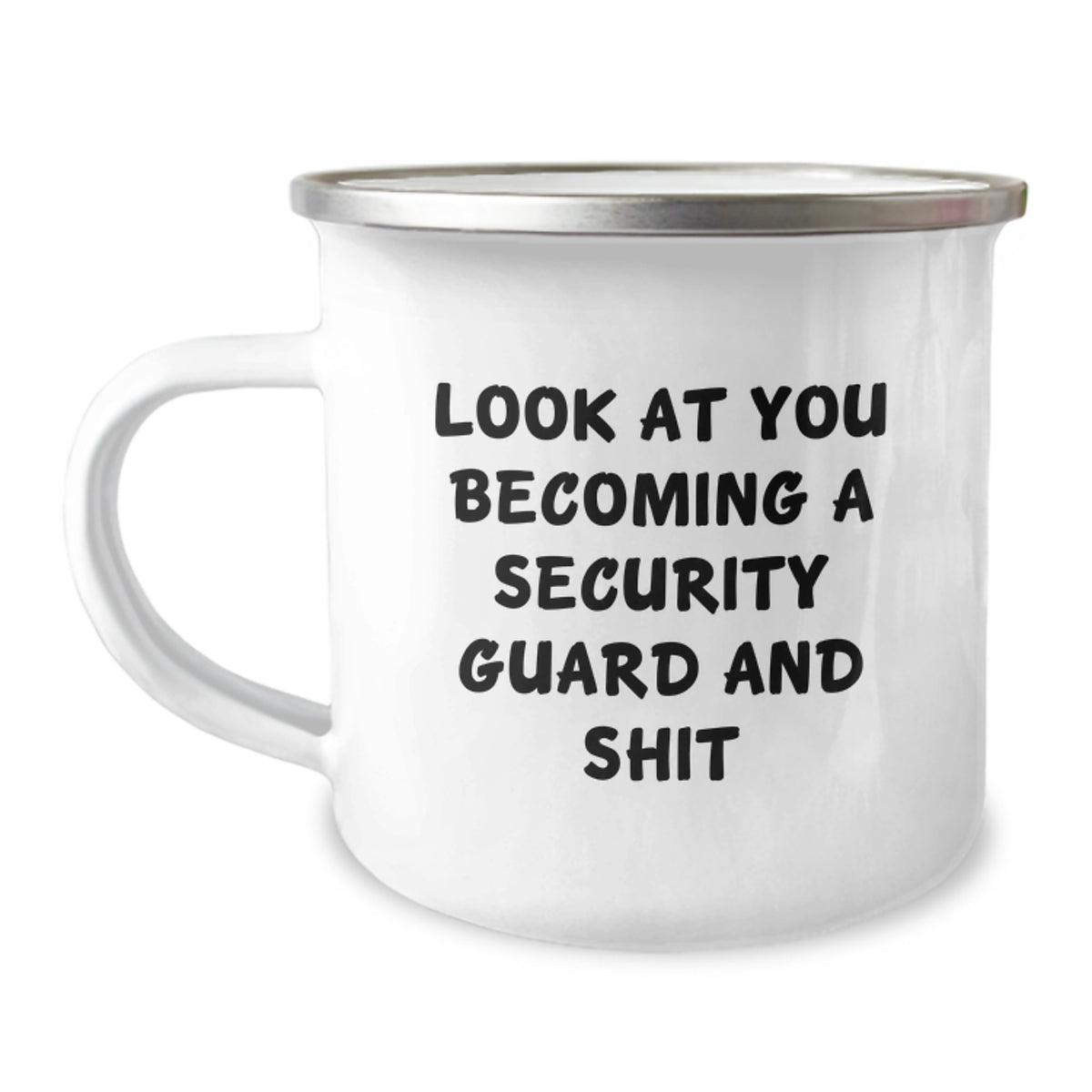 Security Guard Gifts from Friends - Funny Camping Mug for Men - Look At You Becoming A Security Guard And Shit - Graduation Unique Gifts for Him - Image 1
