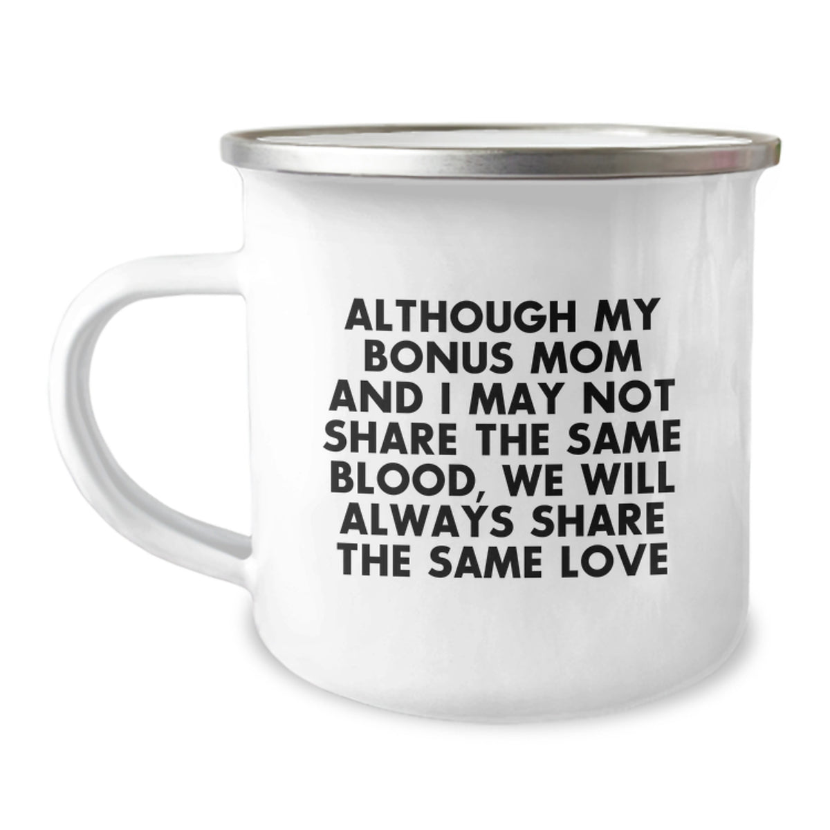 Funny Bonus Mom Gifts, Inspirational Camping Mug, Gifts from Men to Bonus Mom, Gifts for Graduation - Image 1