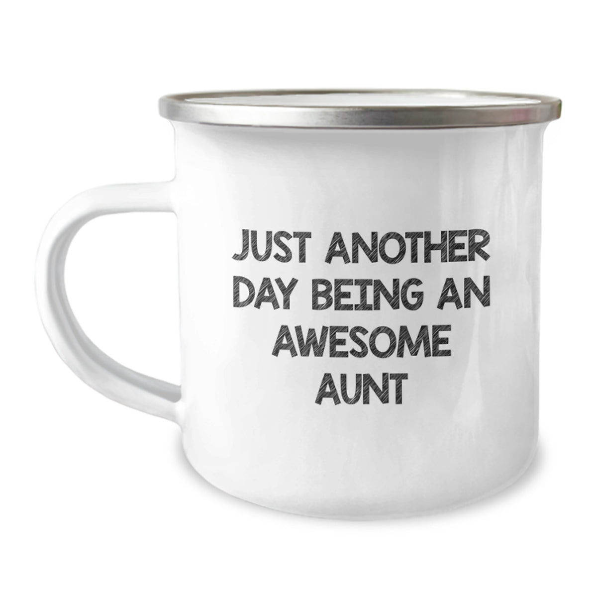 Funny Aunt Gifts, Just Another Day Being An Awesome Aunt, Camping Mug for Graduation, Gifts from Family, Gifts for Aunt - Image 1