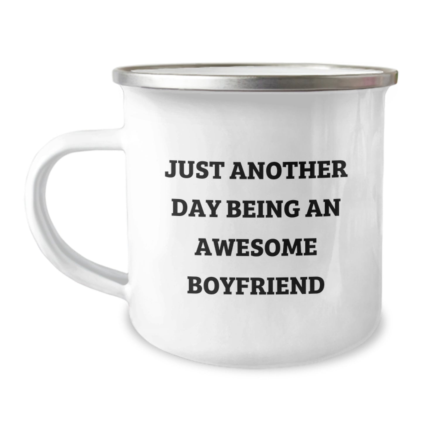 Funny Sweetheart Gifts from Men for Graduation, Just Another Day Being An Awesome Sweetheart Stainless Steel Camping Mug - Image 1