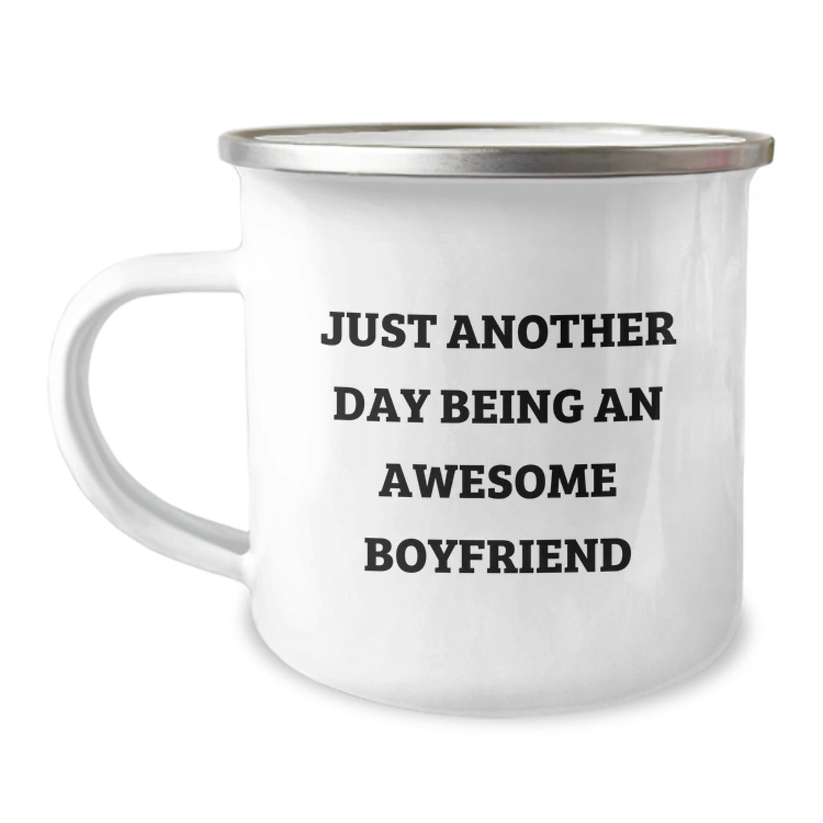 Funny Sweetheart Gifts from Men for Graduation, Just Another Day Being An Awesome Sweetheart Stainless Steel Camping Mug - Image 1