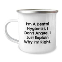 Load image into Gallery viewer, Dental Hygienist Gifts from Friends to Coworkers - Funny Camping Mug for Birthday - Image 1
