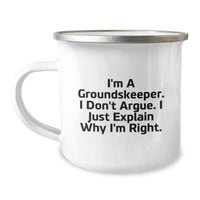Load image into Gallery viewer, groundskeeper Coffee Mugs Funny Inspirational Gifts from Friends to Men Graduation Unique - Image 1
