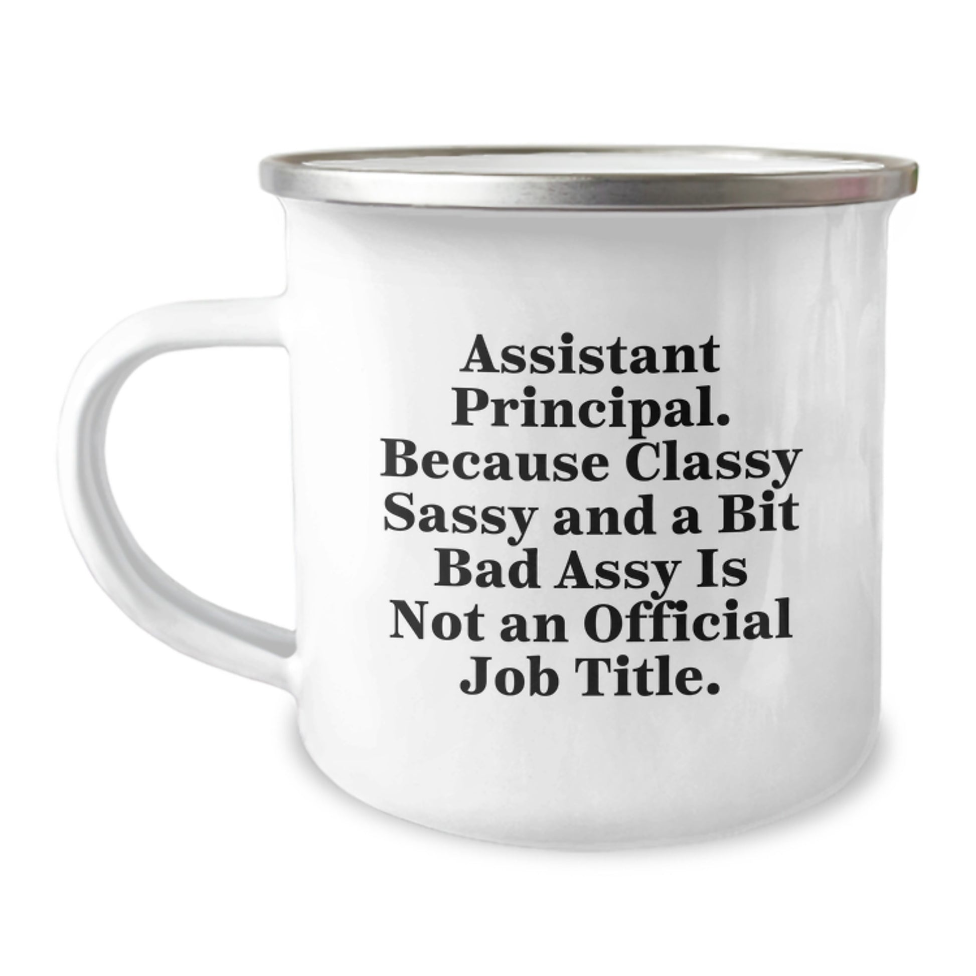 Funny Assistant Principal Gifts, Cute Camping Mug for Birthday, Gifts from Friends to Assistant Principal Humor, Perfect for Women or Men - Image 1