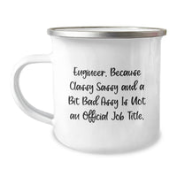 Load image into Gallery viewer, Engineer Funny Quote Gifts, Camping Mug for Engineer, Inspirational Graduation Gifts from Friends and Family, Perfect for Men and Women - Image 1
