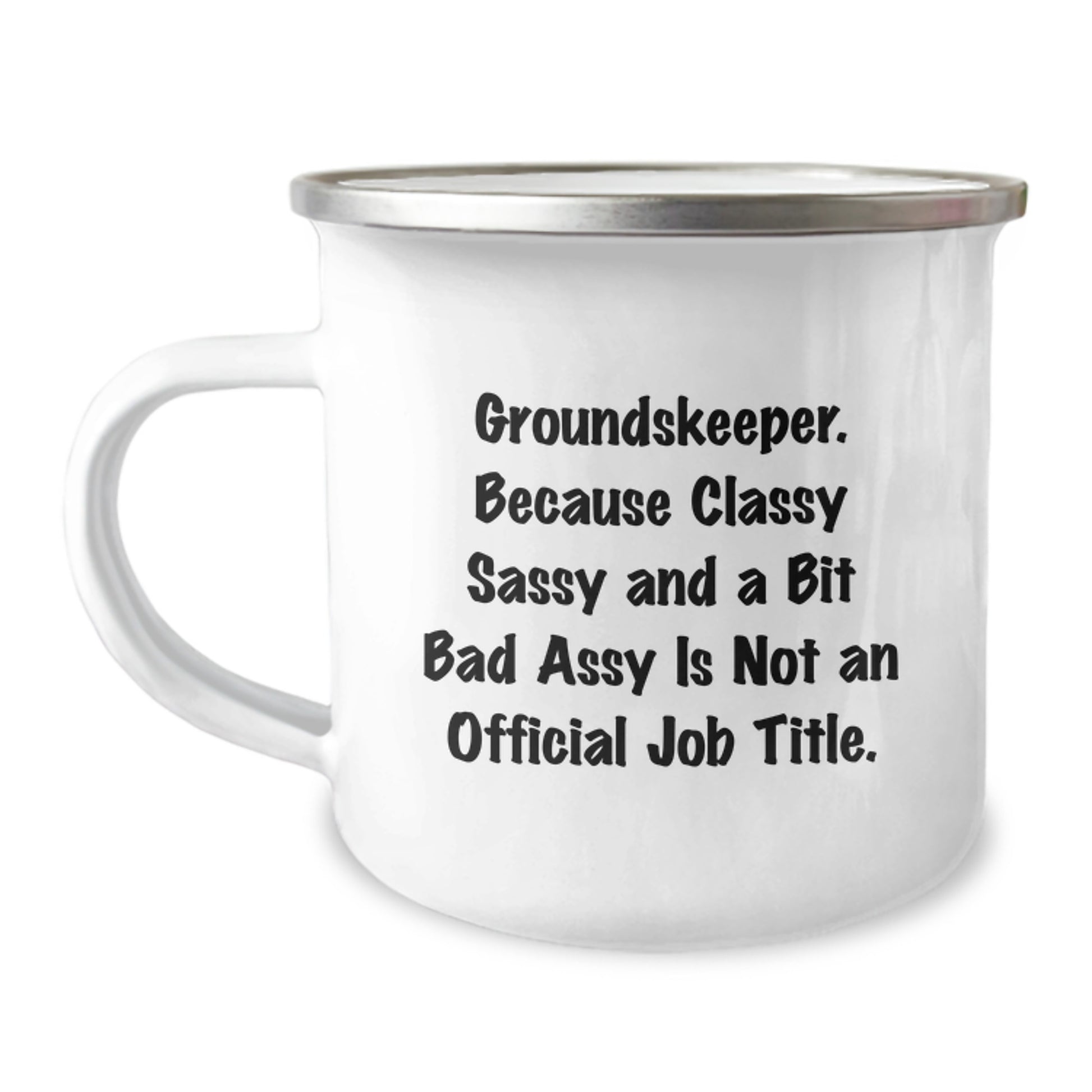 groundskeeper Gifts from Friends, Funny Camping Mug for groundskeeper, Graduation Unique Gifts - Image 1