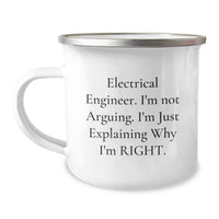 Load image into Gallery viewer, Electrical Engineer Funny Quote Camping Mug Gifts from Friends for Birthday, Gifts for Electrical Engineers - Image 1
