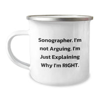 Load image into Gallery viewer, Sonographer Humor Funny Camping Mug Gifts for Sonographer Birthday from Friends - Image 1
