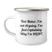 Load image into Gallery viewer, Funny Tool Maker Gifts, Camping Mug for Tool Maker, Gifts from Friends, Gifts for Tool Maker Birthday - Image 1
