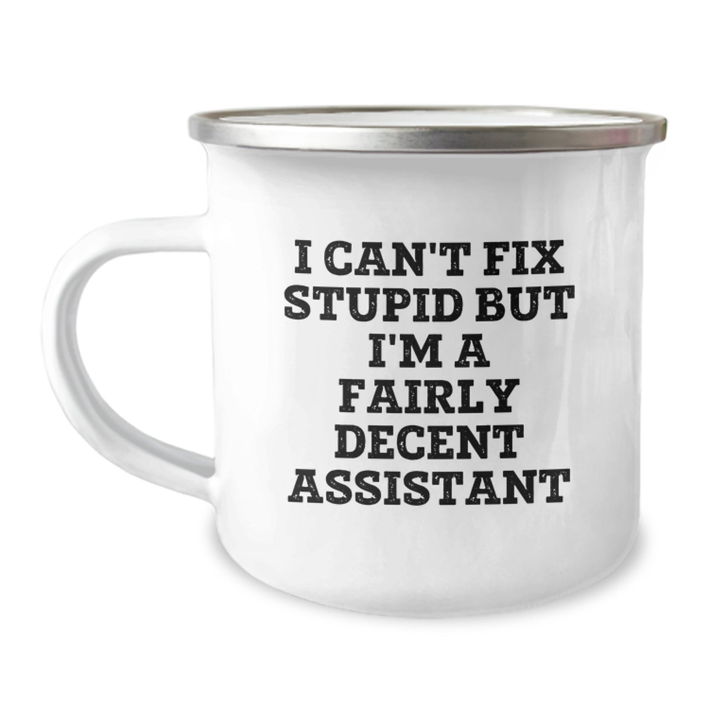 Funny Assistant Gifts, I Can't Fix Stupid But I'm A Fairly Decent Assistant, Birthday Unique Gifts from Friends to Assistant - Image 1