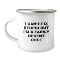 Load image into Gallery viewer, Cute Chef Gifts for Men - Funny Camping Mug for Chef Friends - Unique Christmas Unique Gifts from Family - Image 1
