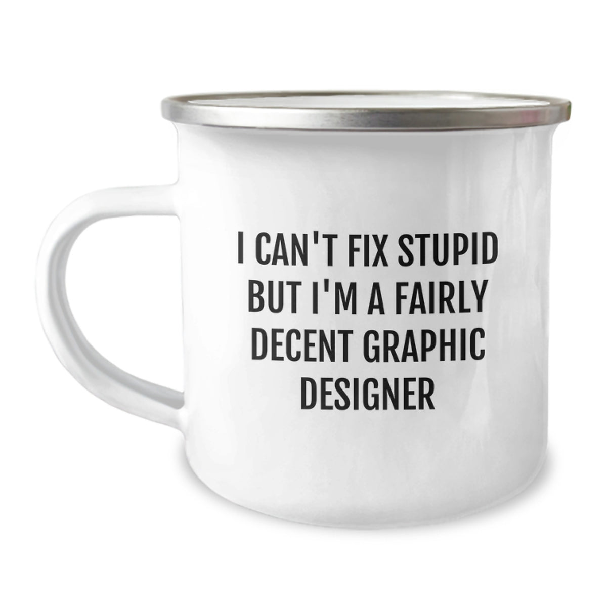 Funny Graphic Designer Gifts for Christmas - I'm A Fairly Decent Camping Mug, Gifts from Friends to Graphic Designer Men, Unique Christmas Unique Gifts - Image 1
