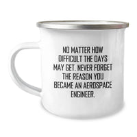 Load image into Gallery viewer, Funny Aerospace Engineer Gifts for Men - Christmas Unique Mugs with Inspirational Quote - Camping Mug for Aerospace Engineer Friends and Family - Image 1
