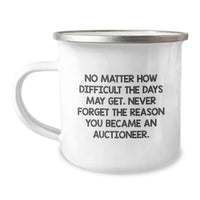 Load image into Gallery viewer, Funny Auctioneer Gifts from Men Christmas Unique Gifts for Auctioneers - Camping Mug with Inspirational Quote - Image 1

