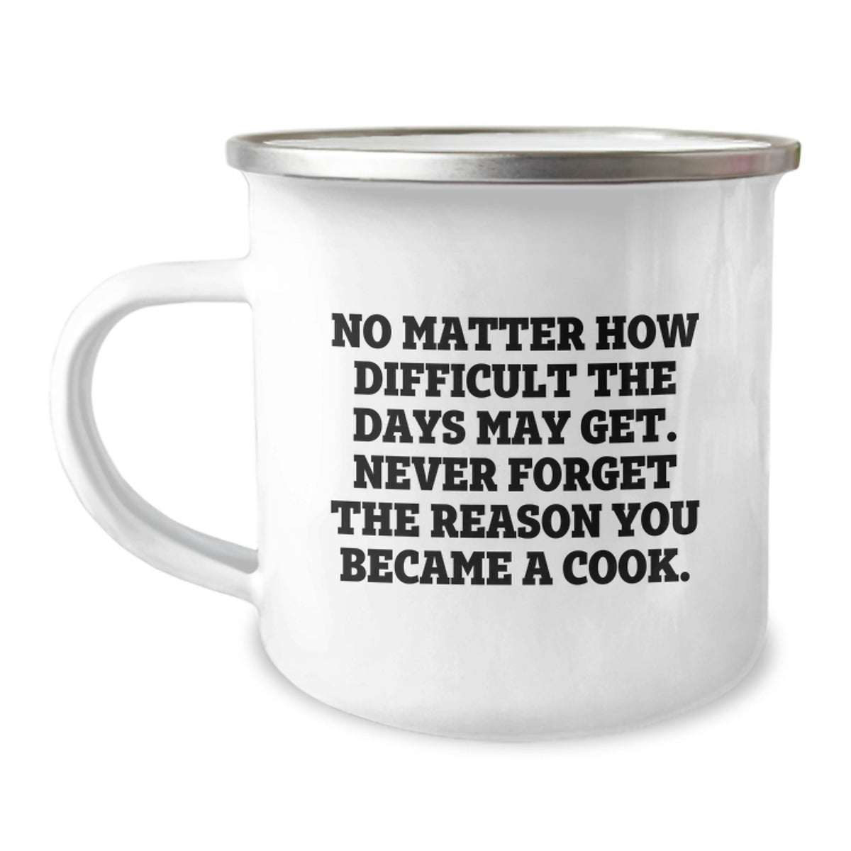 Gifts from Friends and Family - Inspirational Camping Mug for Cooks - Christmas Unique Gifts for Men and Women - Image 1
