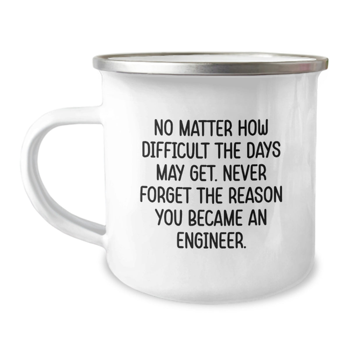 Funny Engineer Gifts from Friends - Christmas Unique Presents for Men Engineers - Camping Mug with Inspirational Quote - Image 1