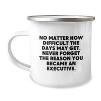 Load image into Gallery viewer, Funny Executive Inspirational Camping Mug Gifts from Friends for Colleagues - Christmas Unique Gifts - Image 1
