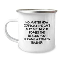 Load image into Gallery viewer, Fitness Trainer Inspiration Gifts from Men to Men, Funny Christmas Mug for Fitness Trainers, Never Forget Your Reason - Image 1
