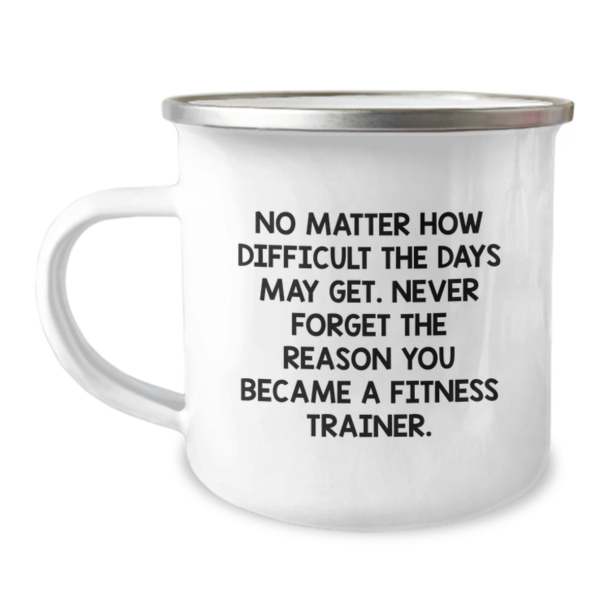 Fitness Trainer Inspiration Gifts from Men to Men, Funny Christmas Mug for Fitness Trainers, Never Forget Your Reason - Image 1