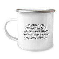 Load image into Gallery viewer, Unique Inspirational Gifts for Personal Care Aide from Family - Christmas Camping Mug - Image 1
