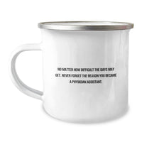 Load image into Gallery viewer, Inspirational Physician Assistant Gifts from Friends, Unique Birthday Unique Gifts for Physician Assistant Men Camping Mug - Image 1
