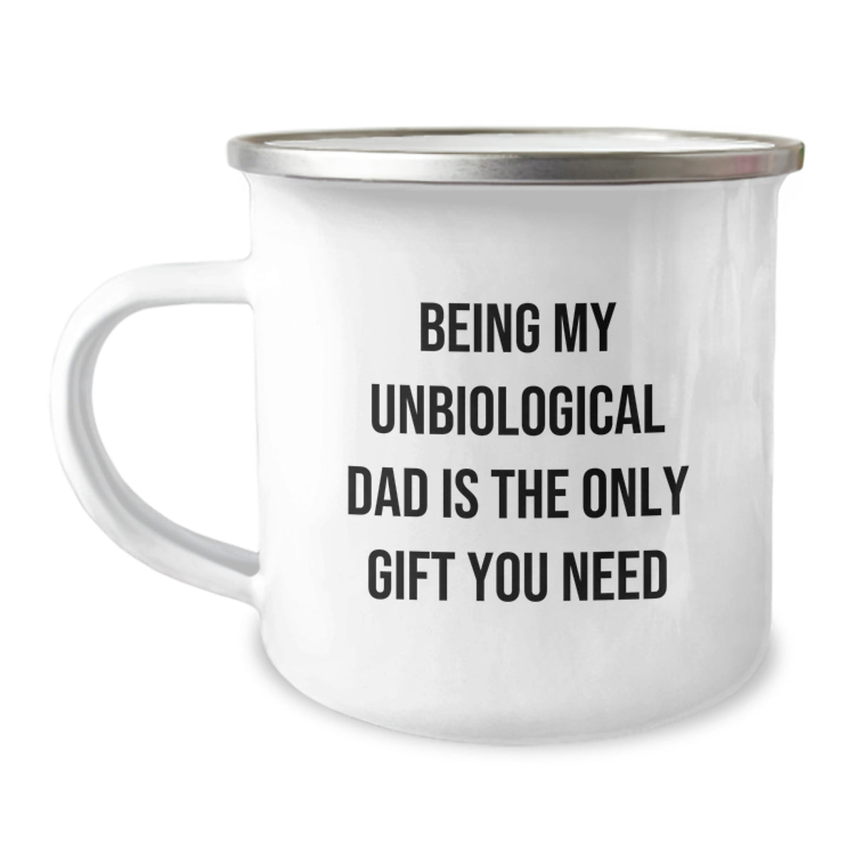 Funny Unbiological Dad Gifts from Men to Unbiological Dad on Christmas Unique Gifts - Camping Mug - Image 1