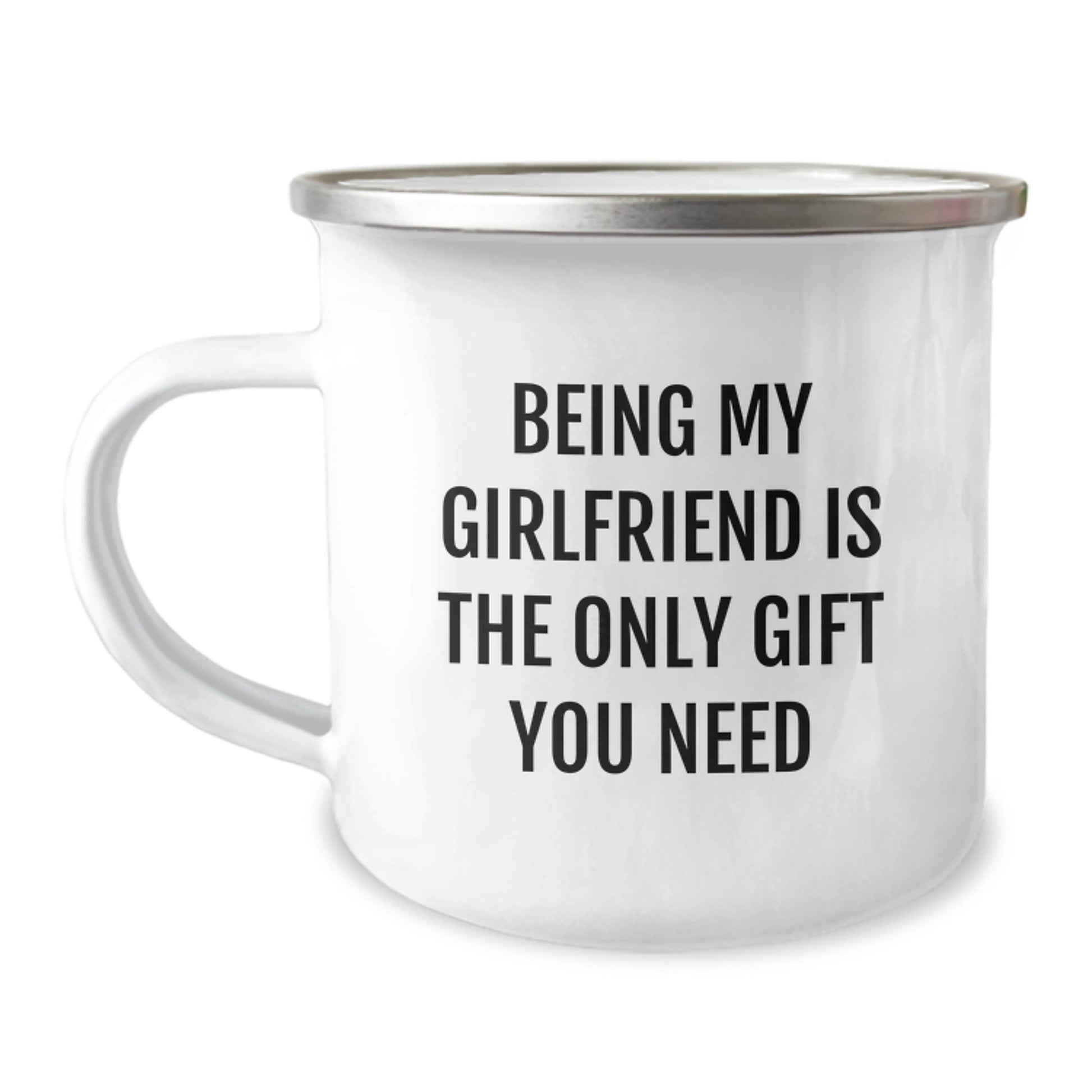 Funny Sweetheart Gifts from Men, Being My Sweetheart Is The Only Gift You Need Camping Mug for Women, Unique Christmas Unique Gifts for Her - Image 1