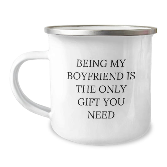 Funny Sweetheart Camping Mug Gifts from Friends for Sweetheart 'Being My Sweetheart Is The Only Gift You Need' Unique Birthday Unique Gifts - Image 1