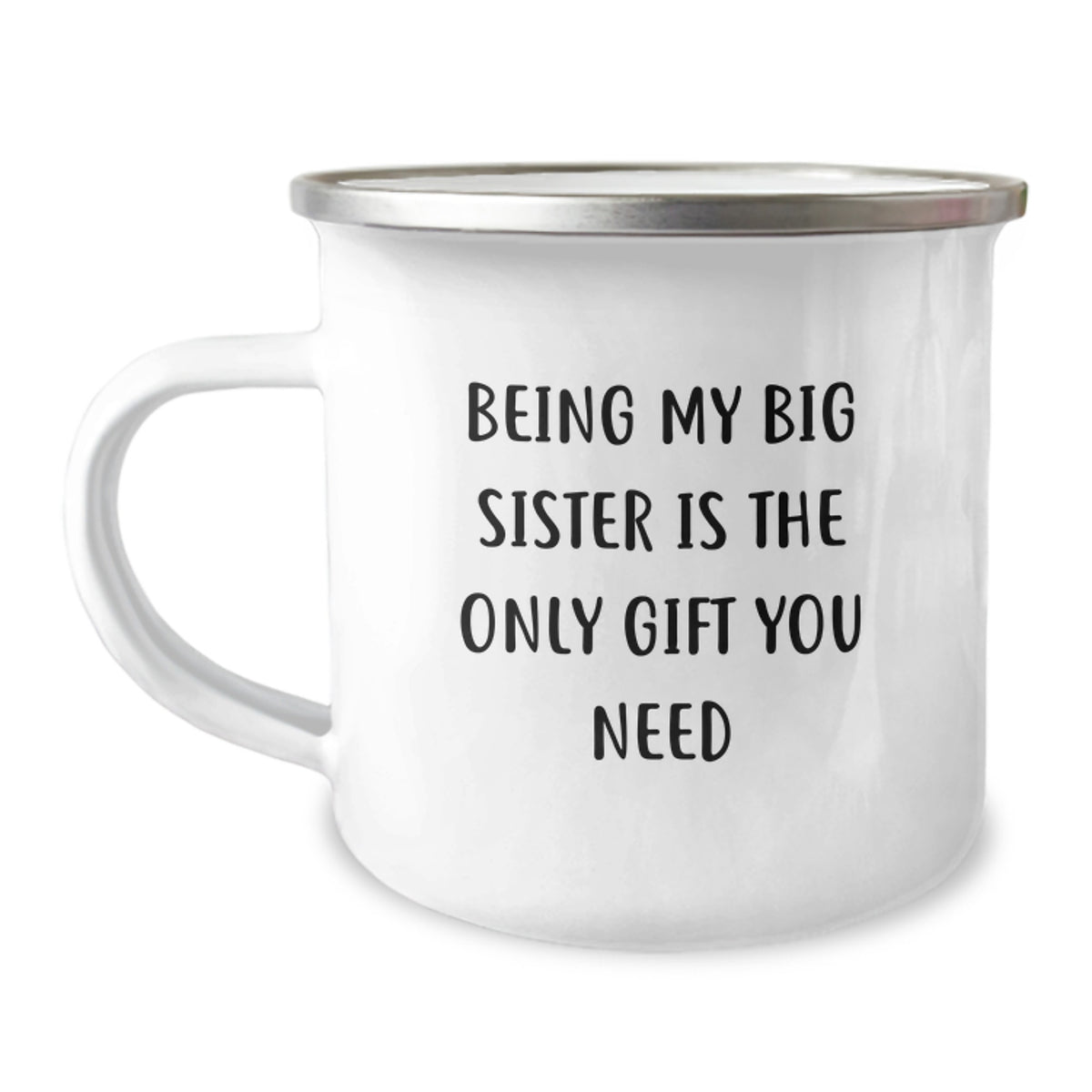 Funny Big Sister Gifts, Unique Christmas Unique Gifts for Big Sister, Camping Mug - Being My Big Sister Is The - Image 1