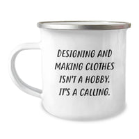 Load image into Gallery viewer, Designing and Making Clothes Gifts from Friends - Inspirational Christmas Mugs for Designing and Making Clothes Enthusiasts, Perfect Camping Mug - Image 1
