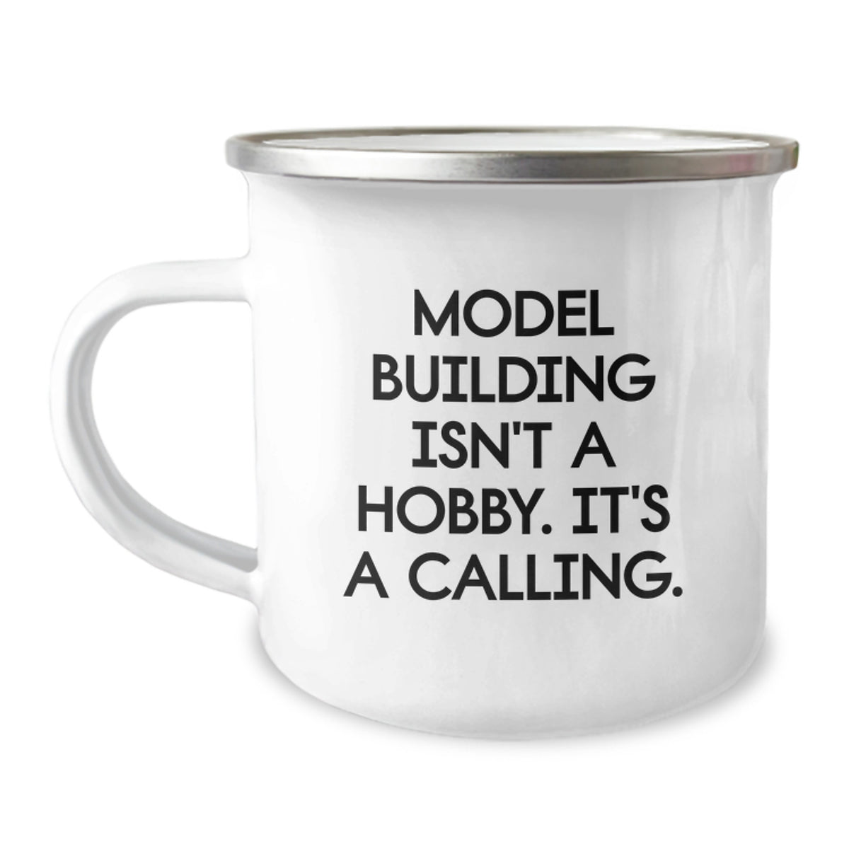 Funny Model Building Gifts for Friends from Family - Camping Mug, Model Building Isn't A Calling - Unique Christmas Unique Gifts - Image 1