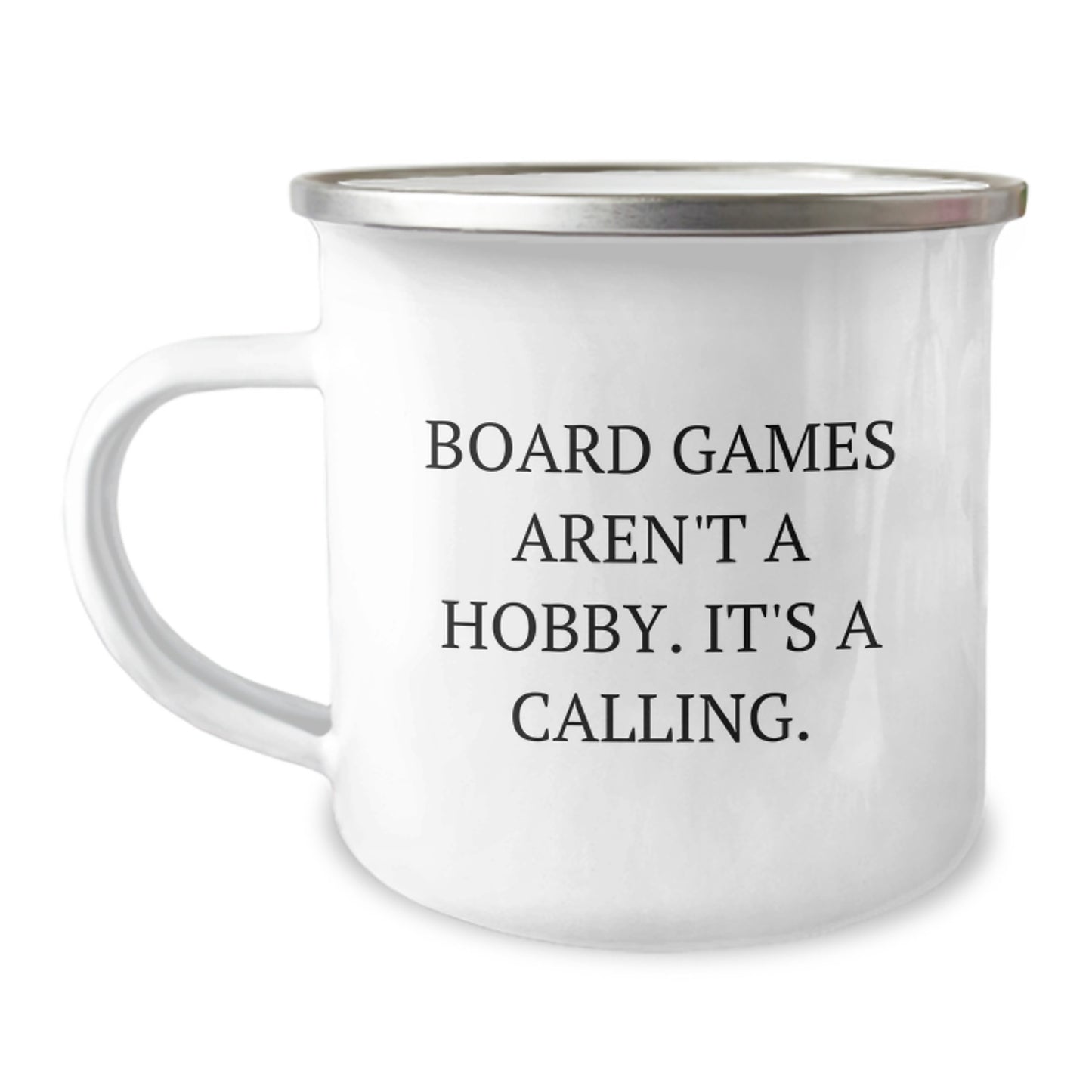 Funny Board Games Enthusiast Gifts from Friends - Christmas Unique Gifts for Men Who Love Camping Mugs - 'Board Games Aren't A Hobby. It's A Calling.' - Image 1
