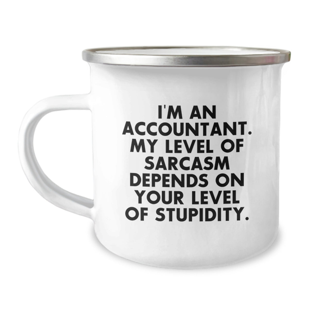 Funny Accountant Gifts from Friends Unique Christmas Mugs for Accountants, Camping, with Sarcasm Humor - Image 1