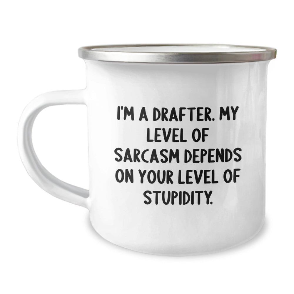 Funny Drafter Gifts for Men - Christmas Unique Mug from Friends - Image 1