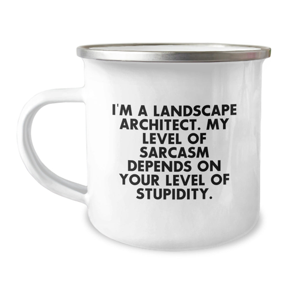 Funny Landscape Architect Christmas Unique Gifts from Friends and Family, Camping Mug Quote, Perfect for Men or Women, Unique Office or Holiday Present - Image 1