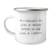 Load image into Gallery viewer, Funny Mixologist Christmas Unique Gifts from Friends for Men and Women - Camping Mug with I&#39;m A Mixologist Quote - Image 1
