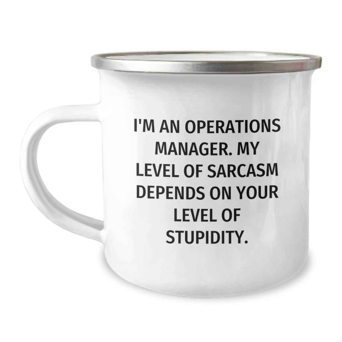 Funny Operations Manager Christmas Unique Gifts from Friends, Unique Camping Mug for Operations Manager Men, I'm An 'Operations Manager' Sarcastic Humor Mug - Image 1