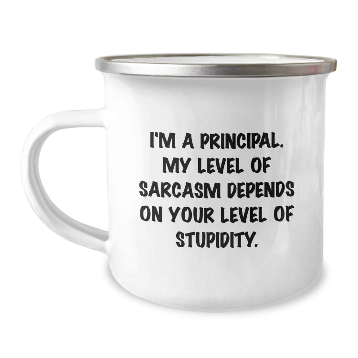 Funny Principal Gifts, Gift for Principal, Christmas Unique Mugs - 'I'm A Principal. My Level Of Sarcasm Depends On Your Level Of Stupidity.' - Image 1