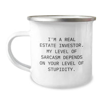 Load image into Gallery viewer, Funny Real Estate Investor Camping Mug Gifts from Friends to Real Estate Investor for Christmas - Image 1
