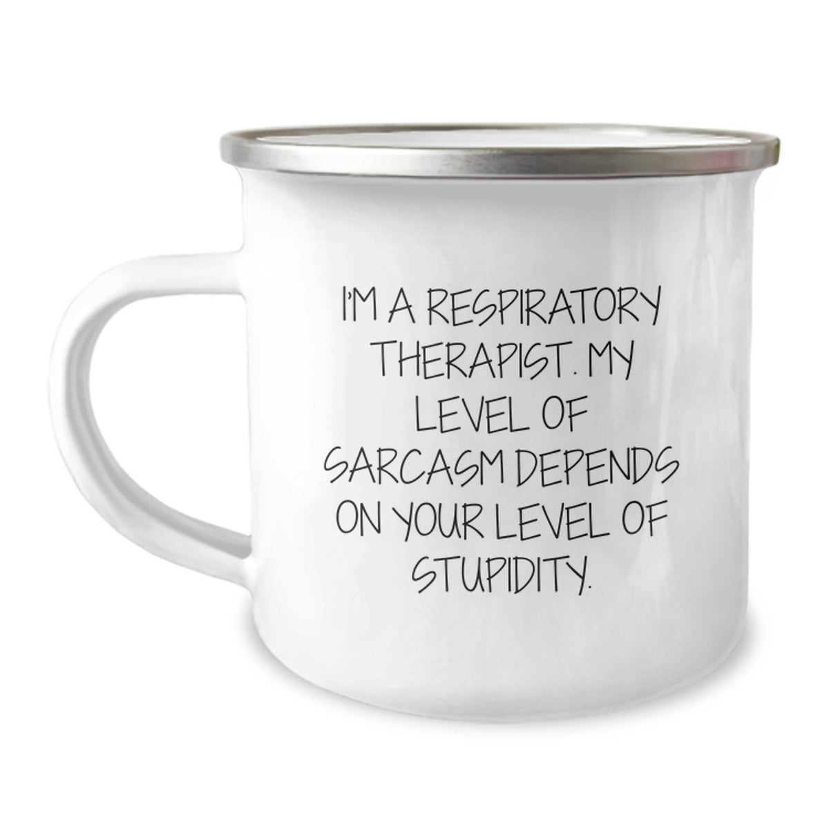 Funny Inspirational Gifts from Friends to Respiratory Therapist Camping Mug - Christmas Unique Humor Mugs for Therapist Colleagues and Coworkers - Image 1