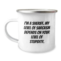Load image into Gallery viewer, Sheriff Sarcasm Gifts from Friends for Men Sheriff Christmas Unique Mugs - Image 1
