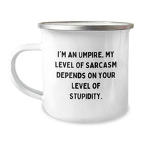 Load image into Gallery viewer, Funny Umpire Gifts, Christmas Unique Umpire Humor Coffee Mugs for Men, Umpire Enthusiast Gifts from Friends, Umpire Lover Gifts for Christmas - Image 1

